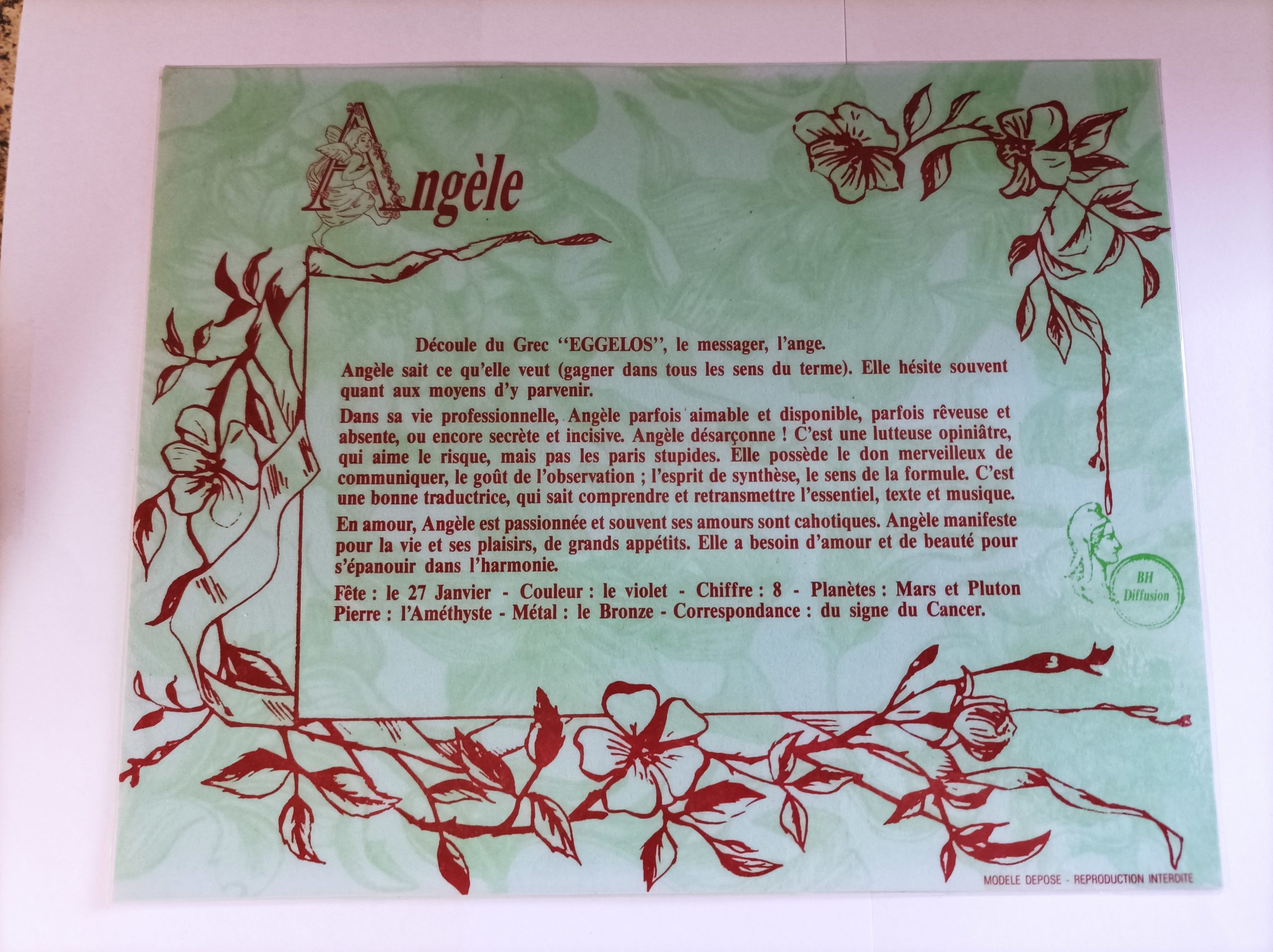 Signification Du Prénom "Angèle" V2