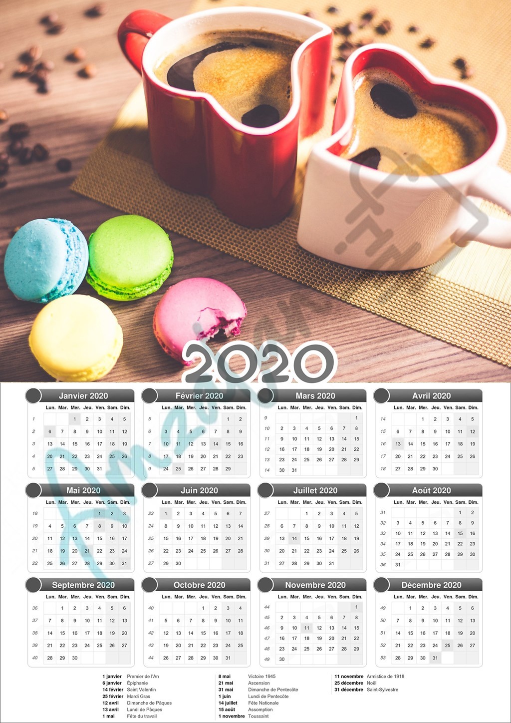 Calendrier collection SPECIALE CUISINE V02