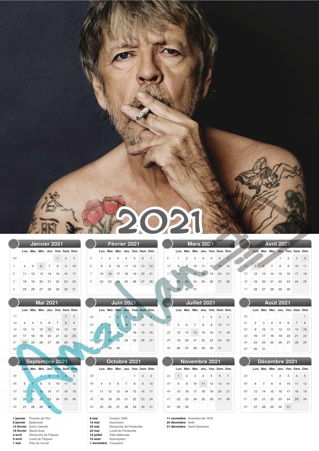 Calendrier collection STAR RENAUD V1