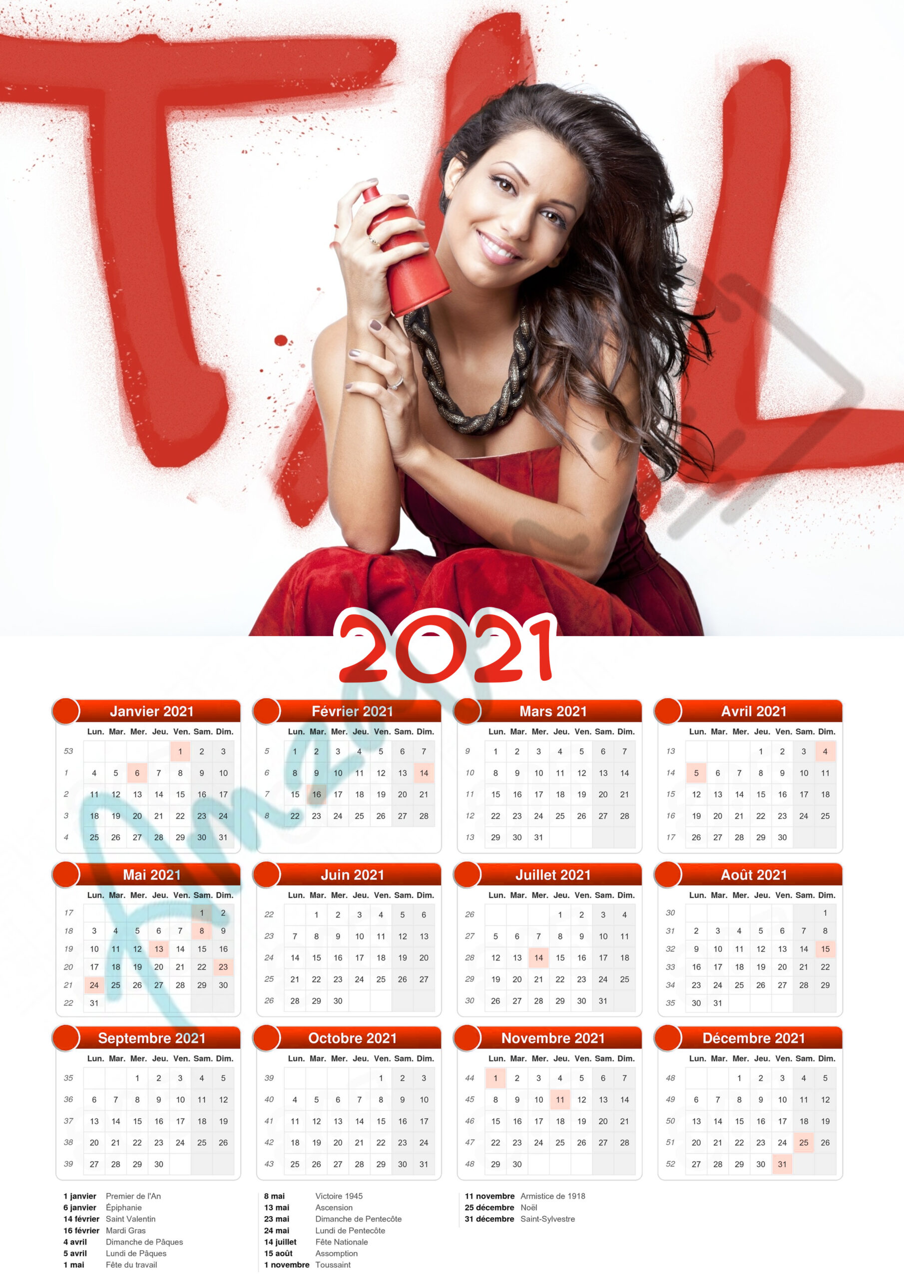 Calendrier collection STAR TAL V04