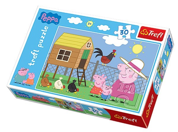 Puzzle 30 pièces enfants Peppa Pig