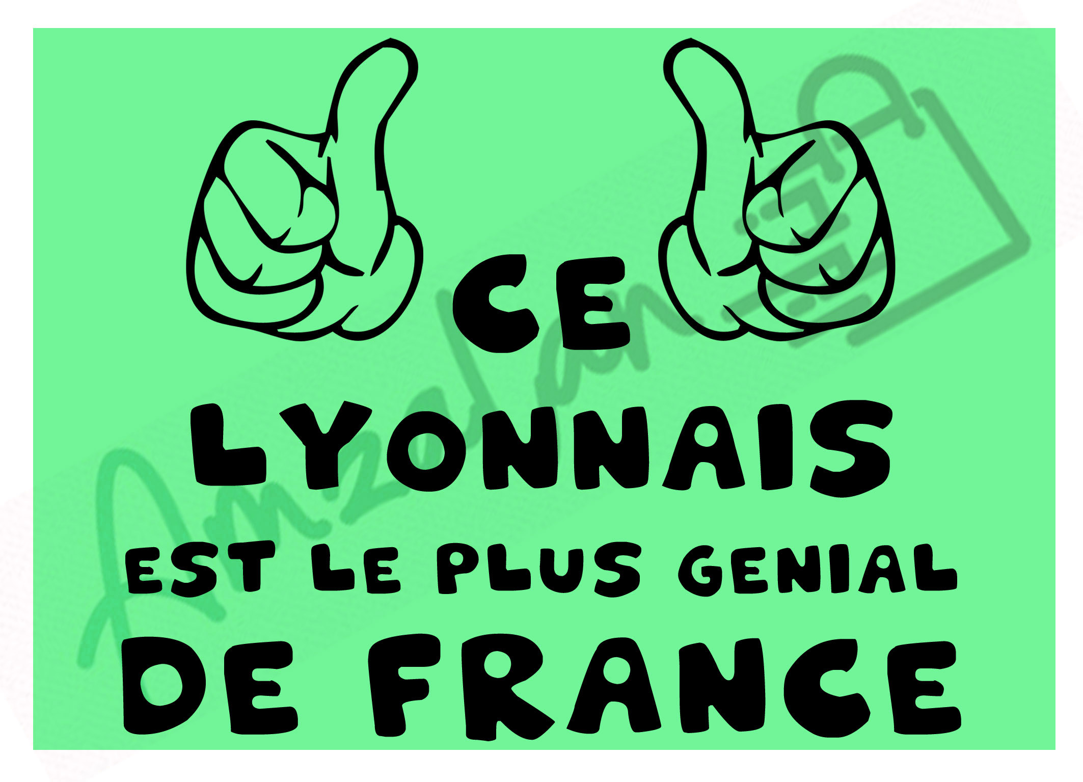 Ce Lyonnais est le + génial de France vert