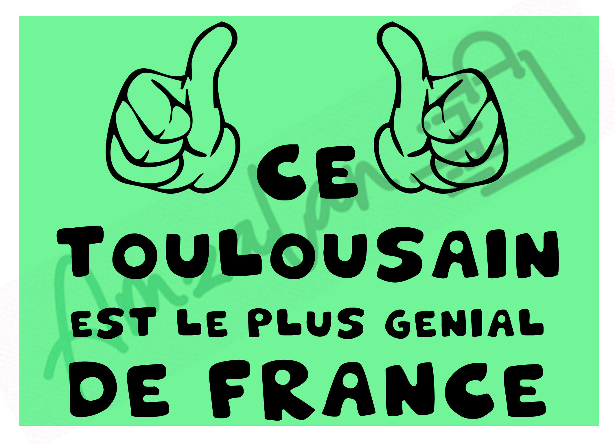 Ce Toulousain est le + génial de France vert