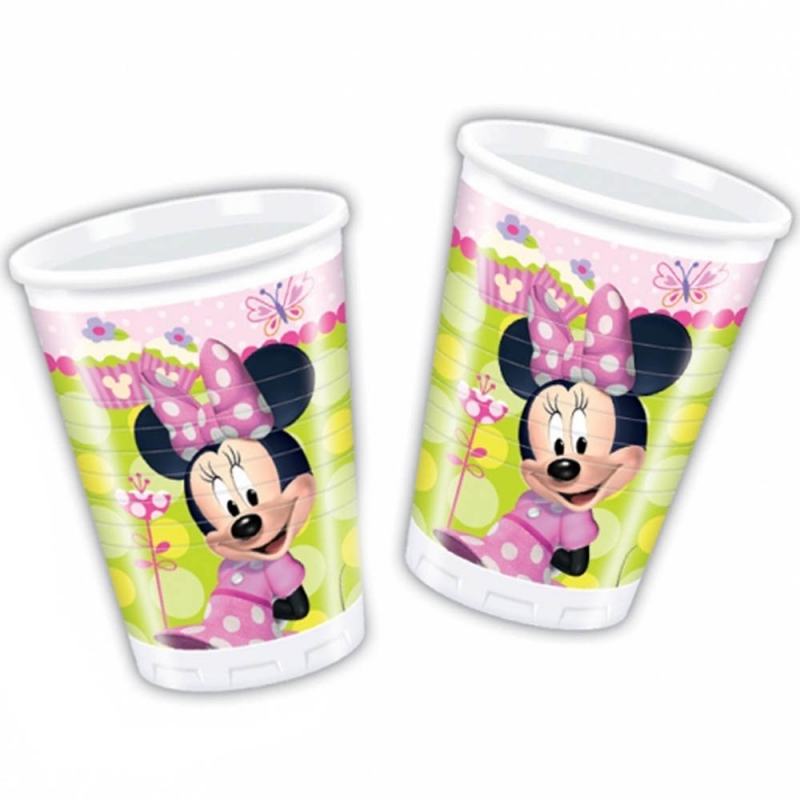 Gobelets plastique Minnie Disney Anniversaire 200ml x8