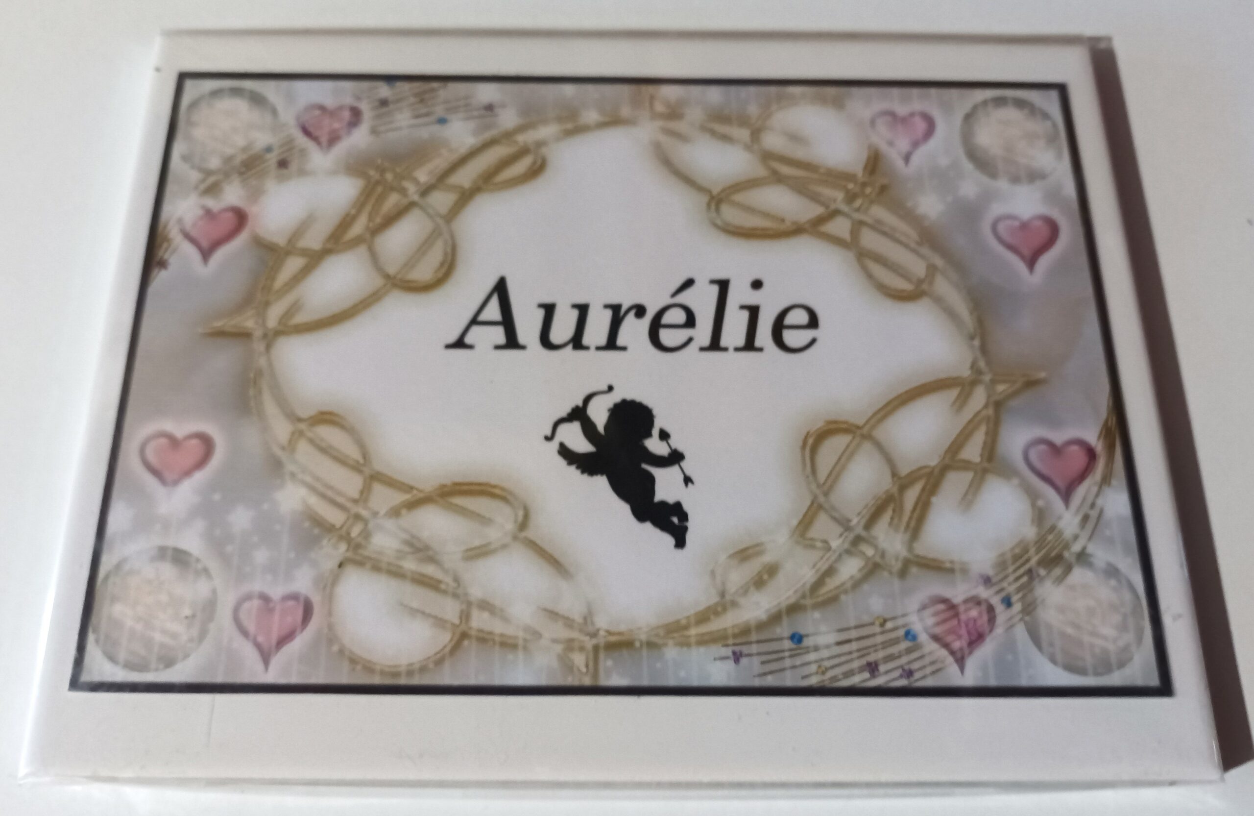 Faïence prénom ange Aurélie