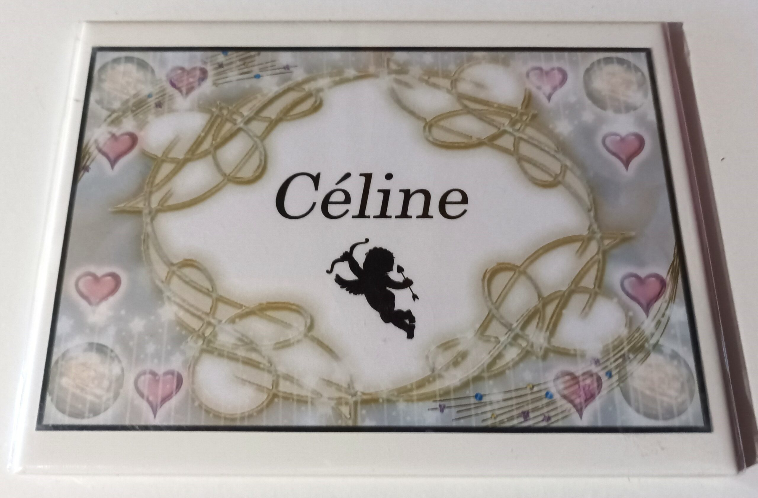 Faïence prénom ange Céline