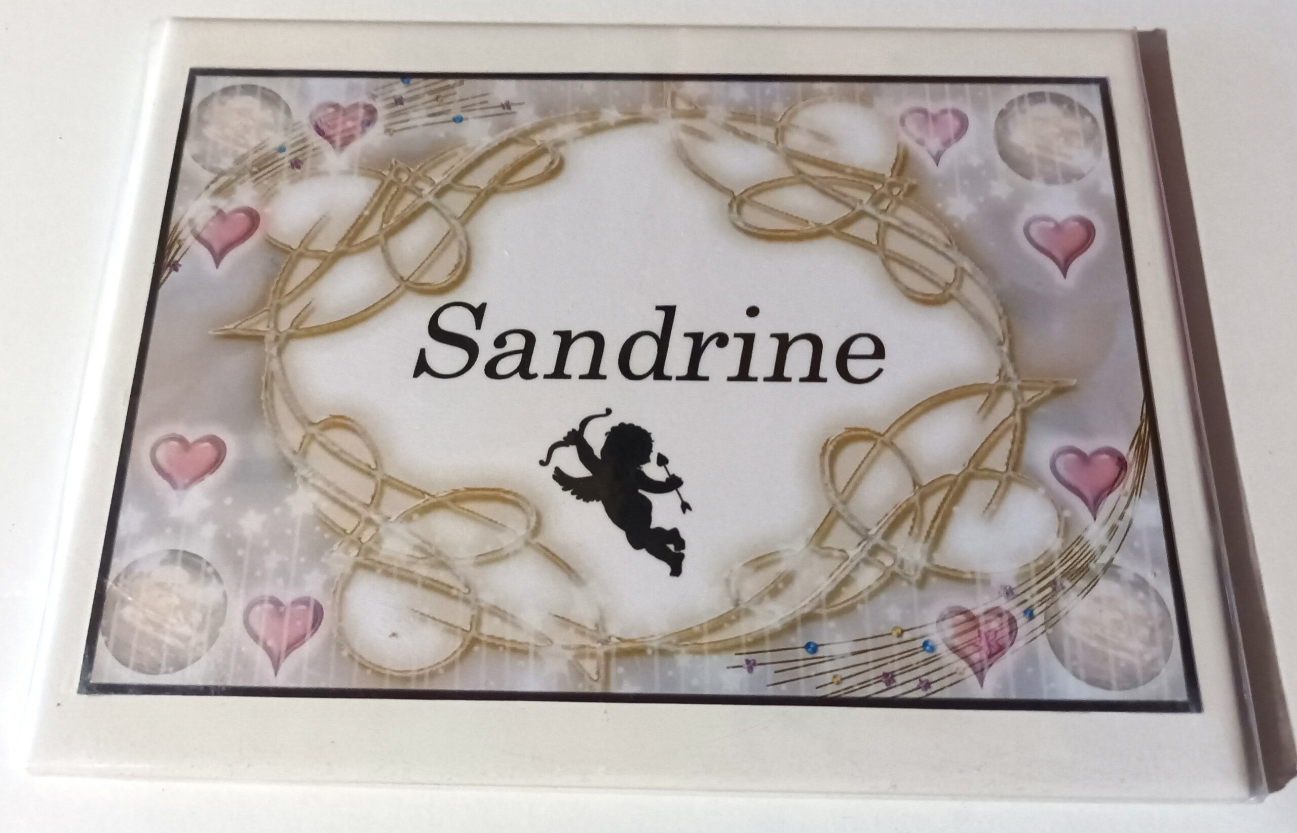Faïence prénom ange Sandrine