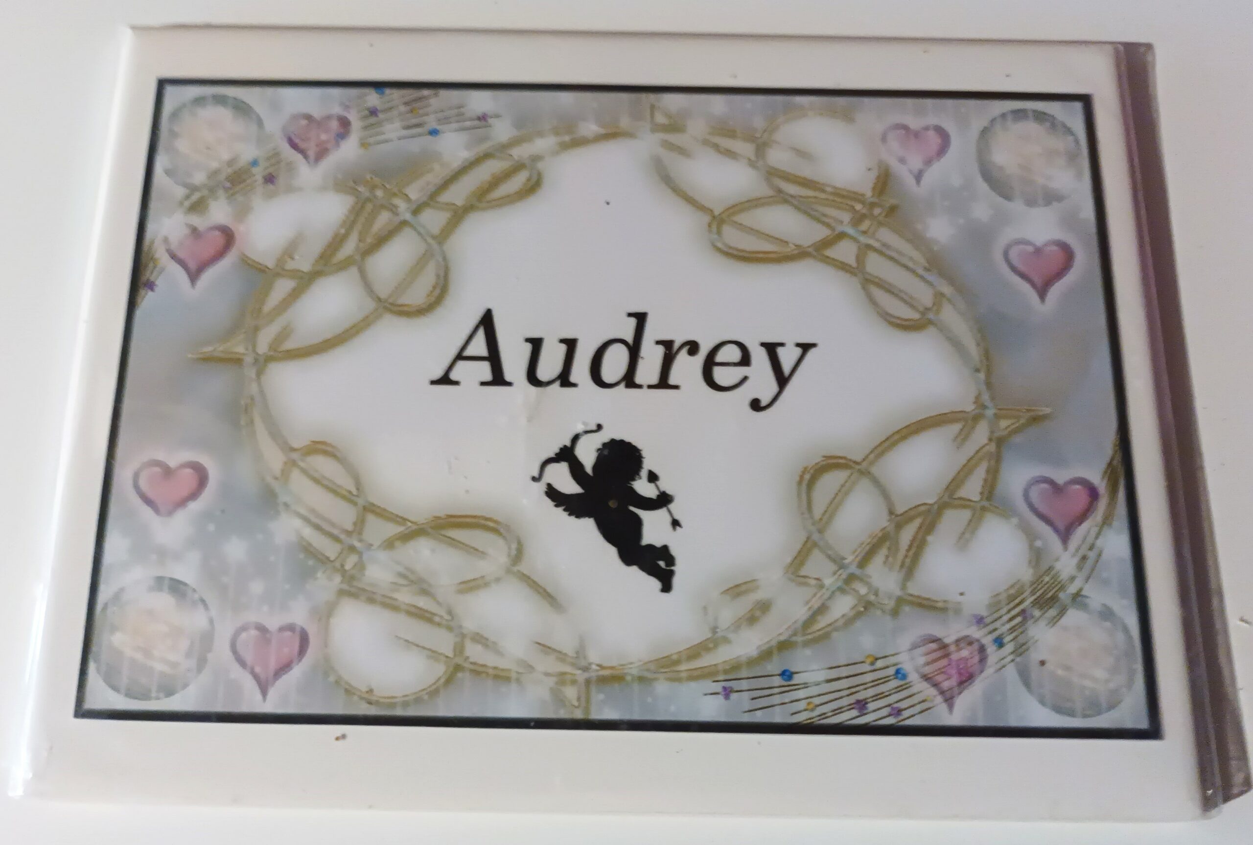 Faïence prénom ange Audrey