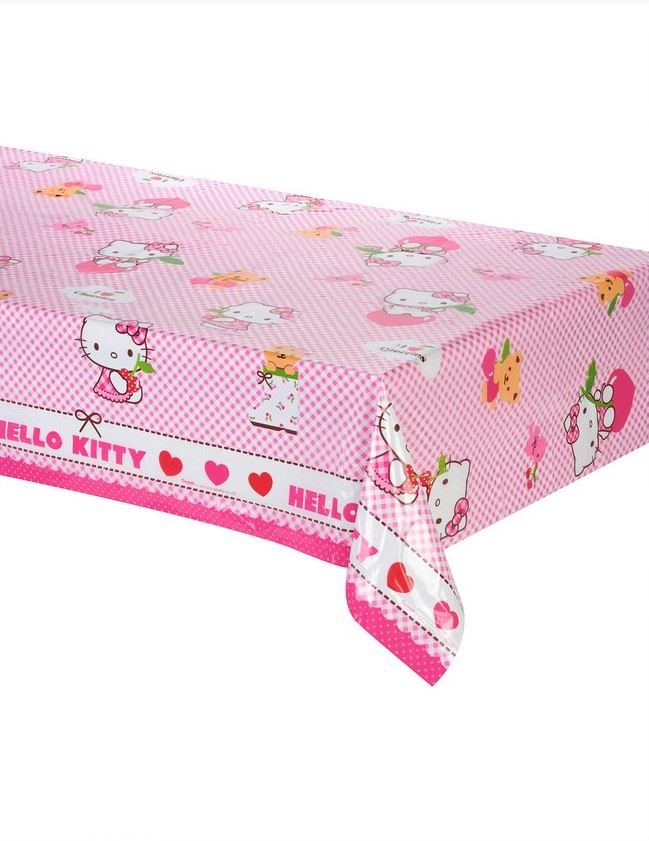 Nappe en plastique Hello Kitty 120x180