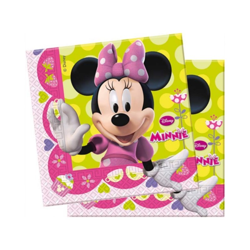 serviettes carton Minnie Disney Anniversaire 33 cm x24