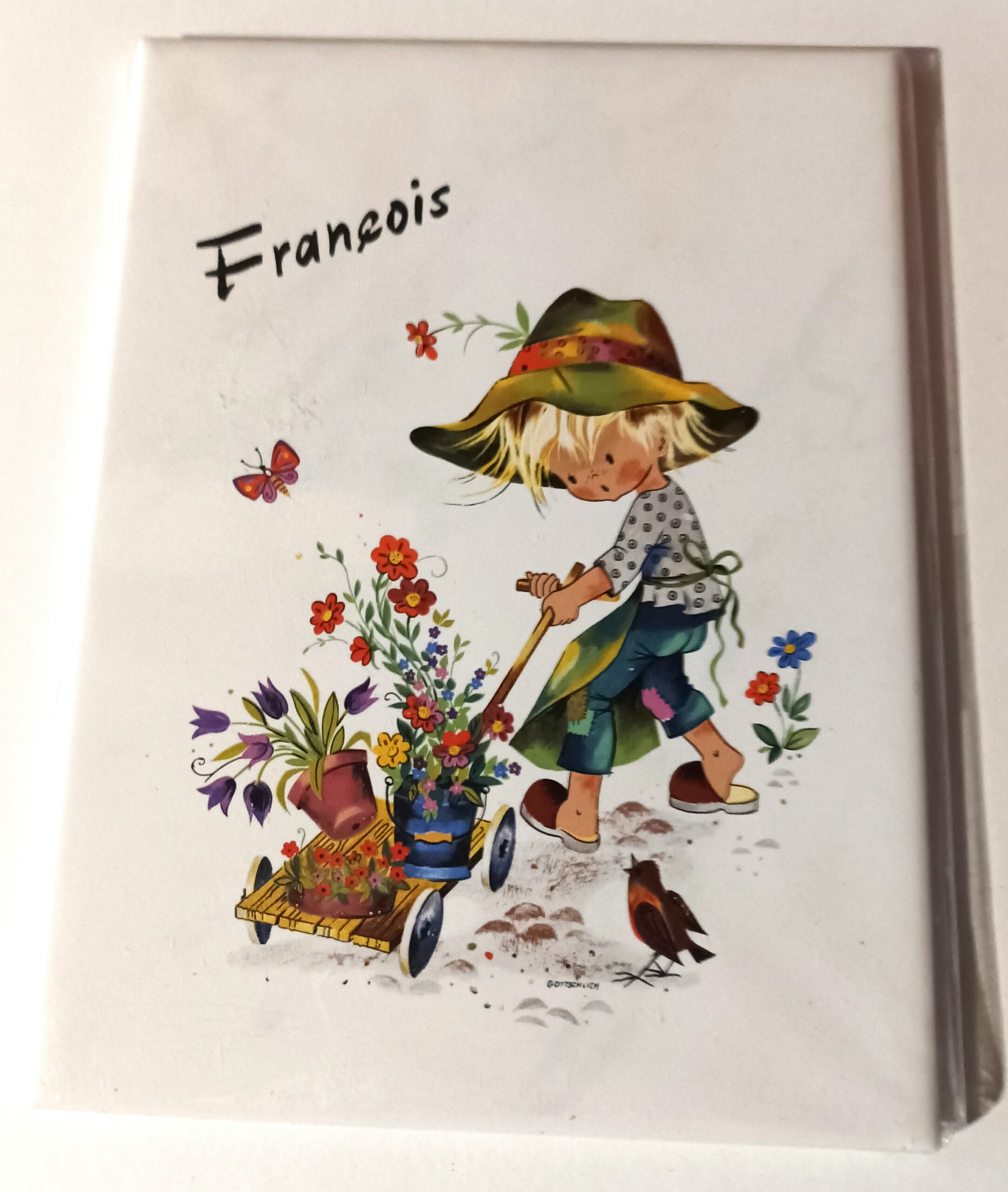 Faïence personnalisée prénom "FRANCOIS" idée cadeau homme