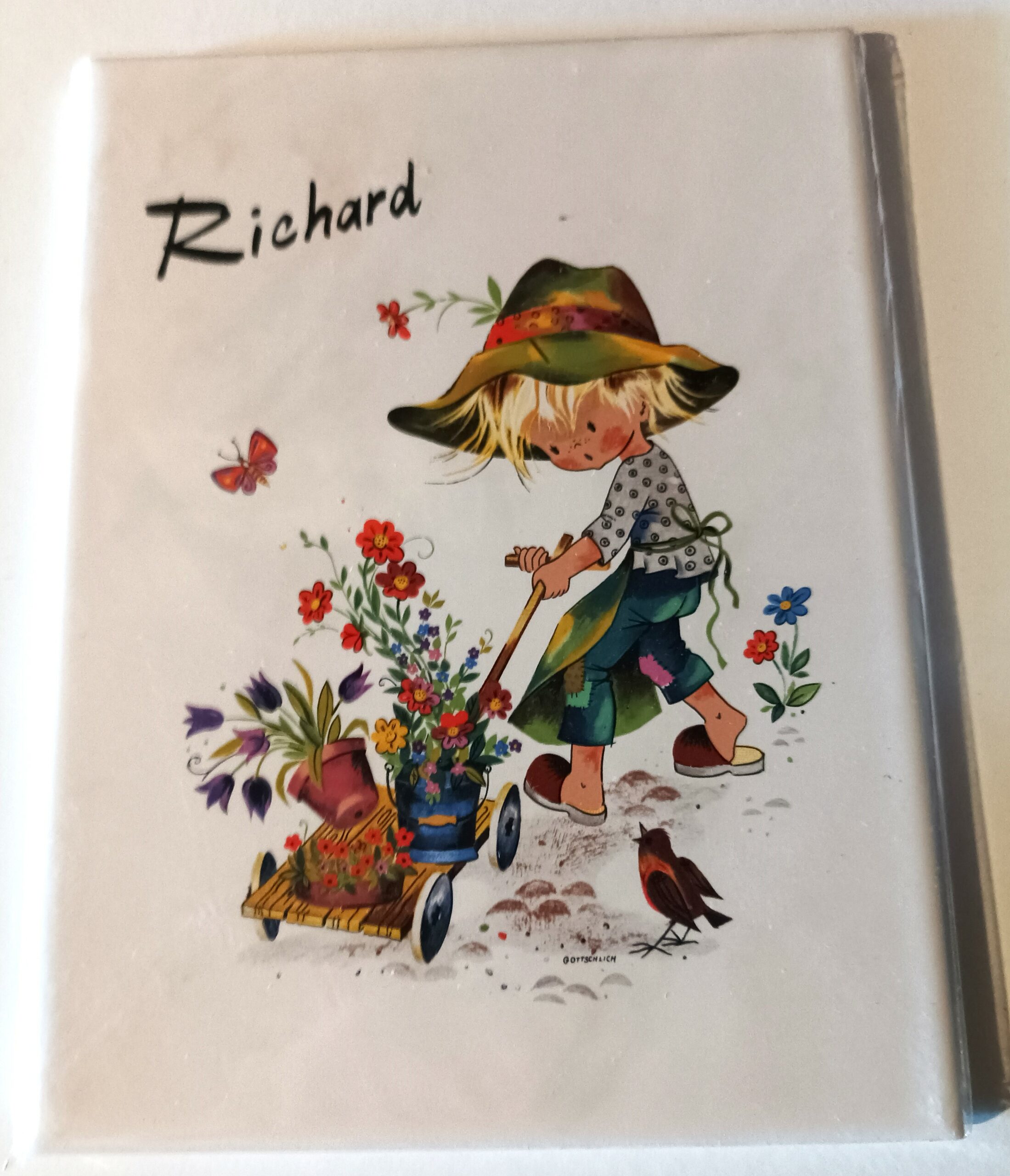 Faïence personnalisée prénom "RICHARD" idée cadeau homme