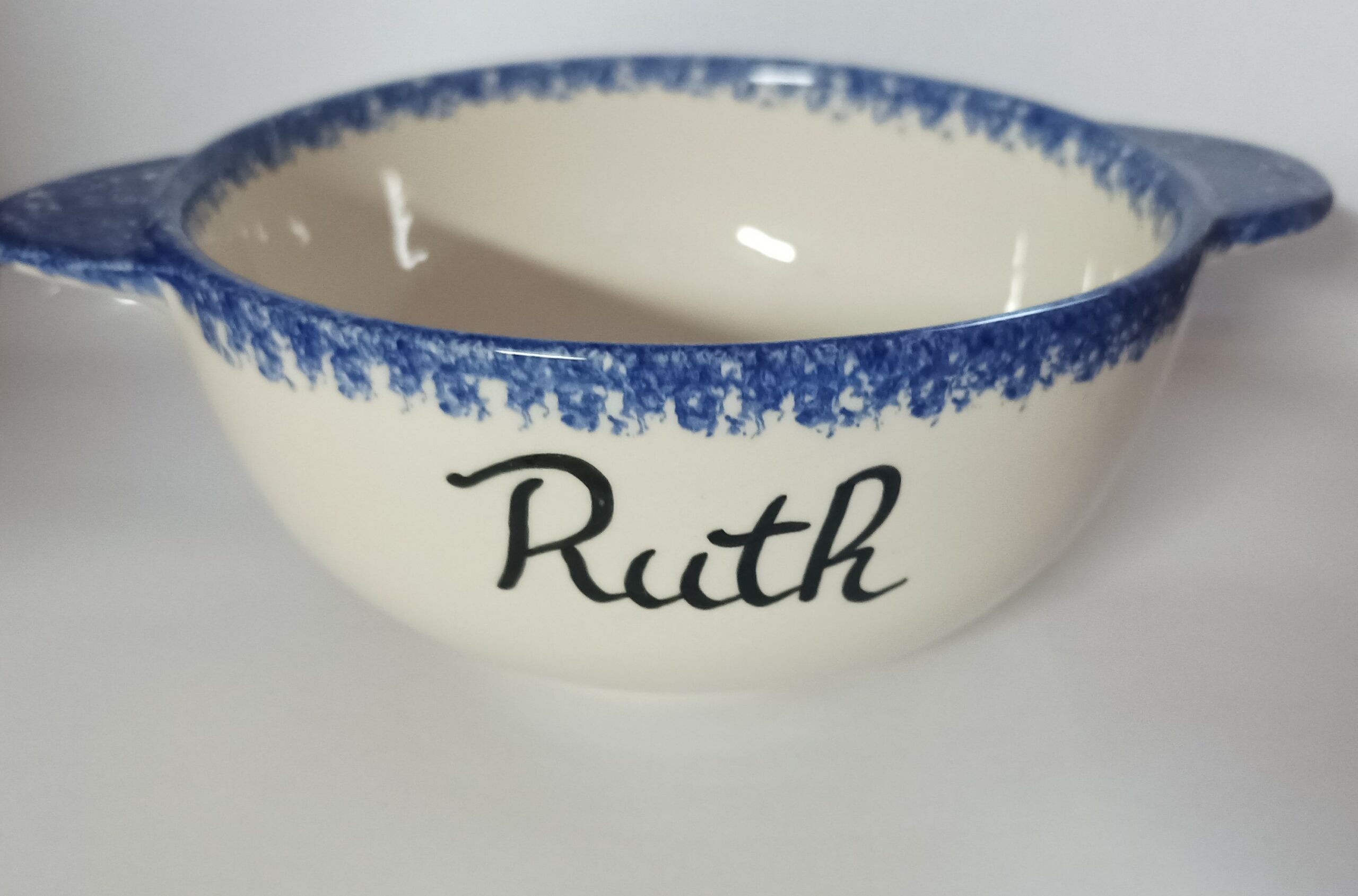 Bol Breton prénom "RUTH" - Faïence de Quimper (3)